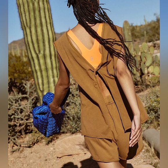 NWOT Free People Movement Hot Shot Open Back 2 piece short Set  XS S M L - Picture 5 of 17